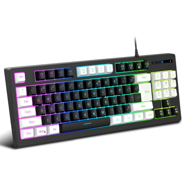 Mini Keybaord 87% RGB intercambiable en caliente - Imagen 6