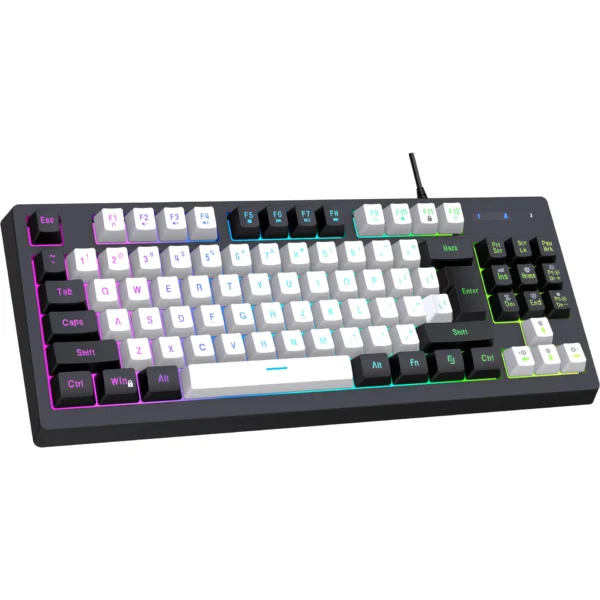 Mini Keybaord 87% RGB intercambiable en caliente