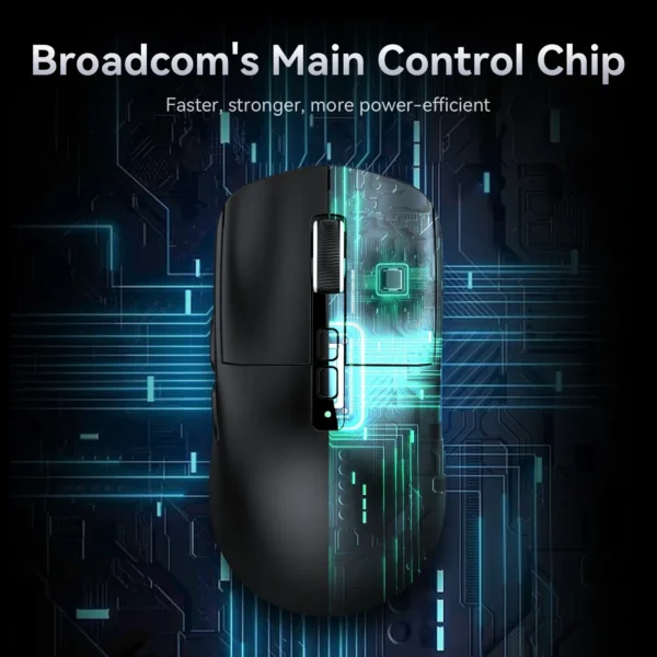 Ratón inalámbrico X6  2,4G BT5.2 hasta 26K DPI RGB - Imagen 5
