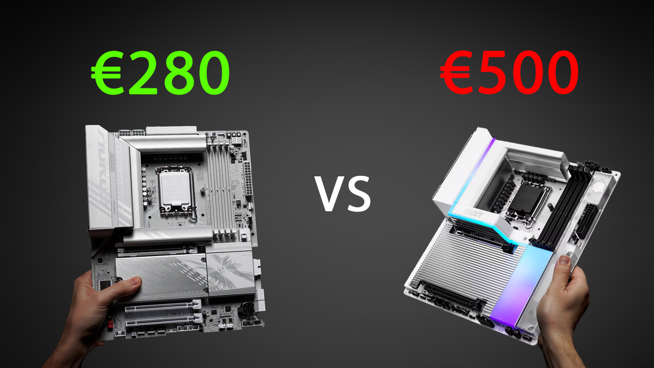 ¿Placa base de 280€ o de 500€?