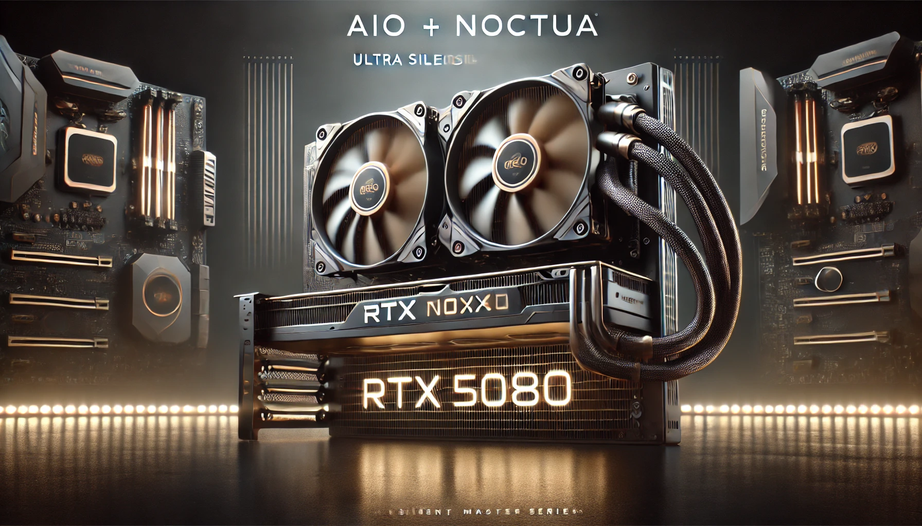 Sycom RTX 5080 AIO con ventiladores Noctua: análisis y detalles
