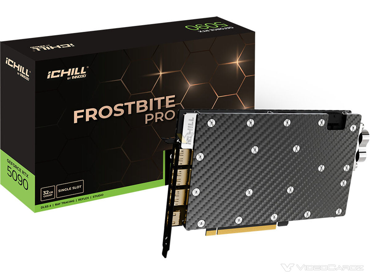 Inno3D l RTX 5090 y 5080 Frostbite Pro