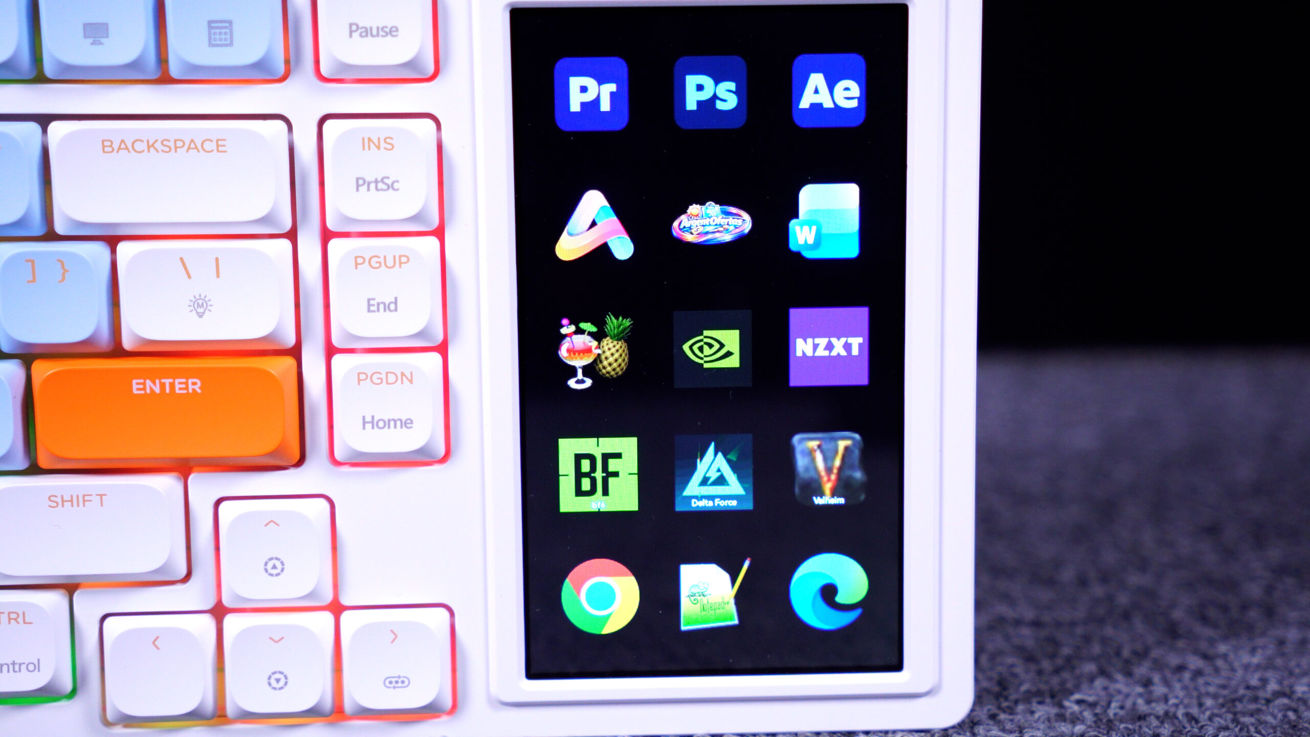 Pantalla táctil del teclado AJAZZ AKP815