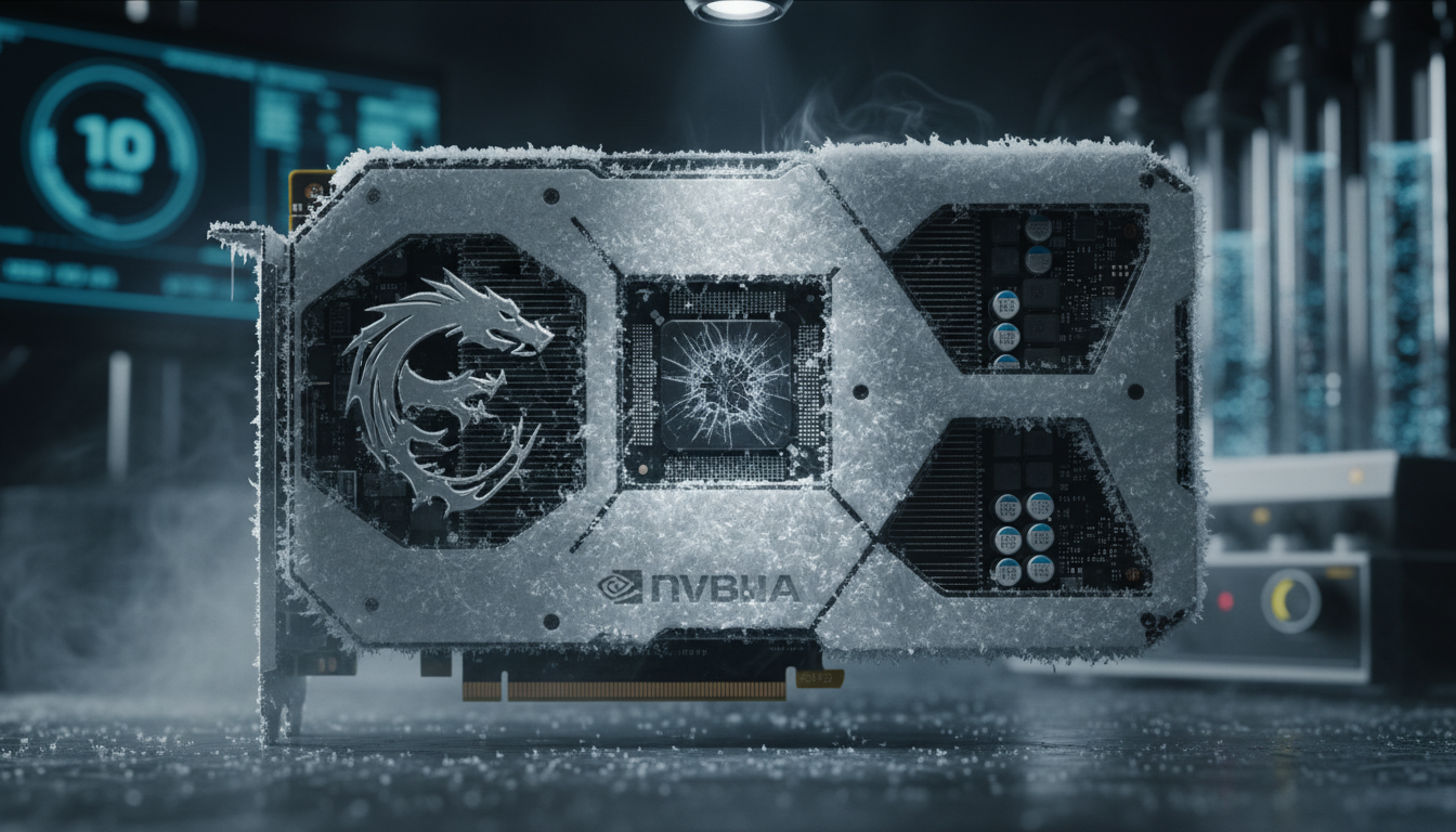 Tragedia tecnológica: El núcleo de la MSI RTX 5090 Lightning Z de $5.000 se rompe en un overclocking extremo