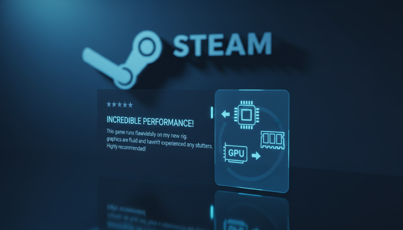 Steam revoluciona sus reseñas: Valve ahora permite mostrar los componentes de tu PC