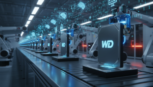 Producción de discos duros Western Digital para centros de datos