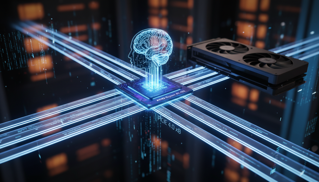 AMD Ryzen AI 400: Más Líneas PCIe 4.0, Pero ¿Limitación a x8 para GPUs?