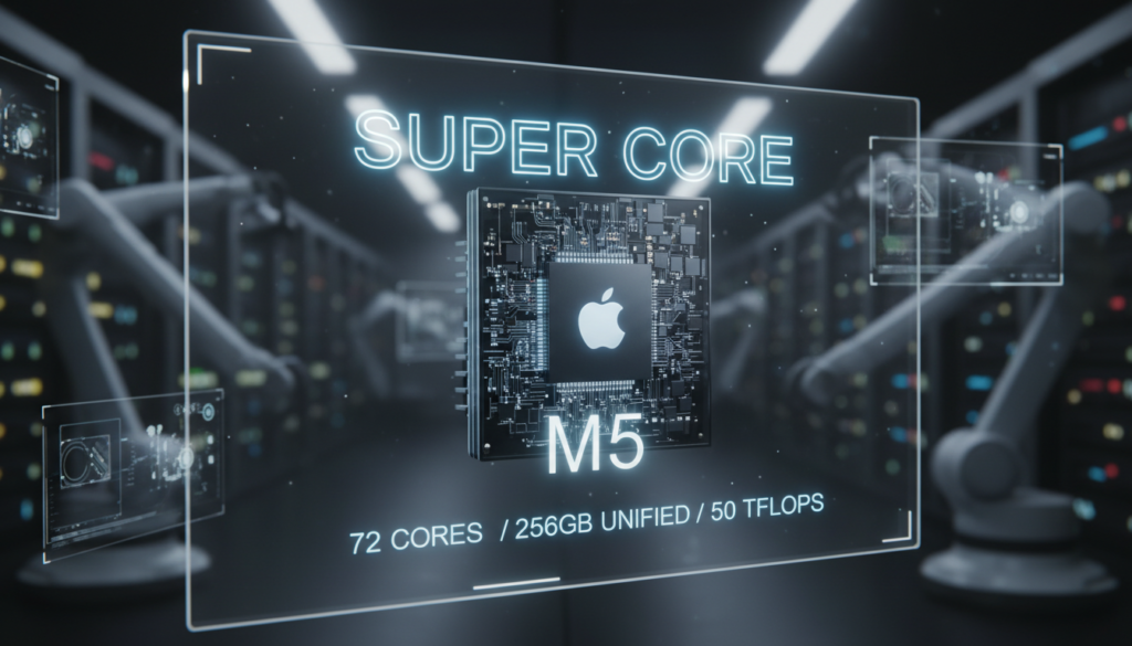 Apple M5: macOS Tahoe revela los nuevos «Super Cores» para una potencia sin precedentes