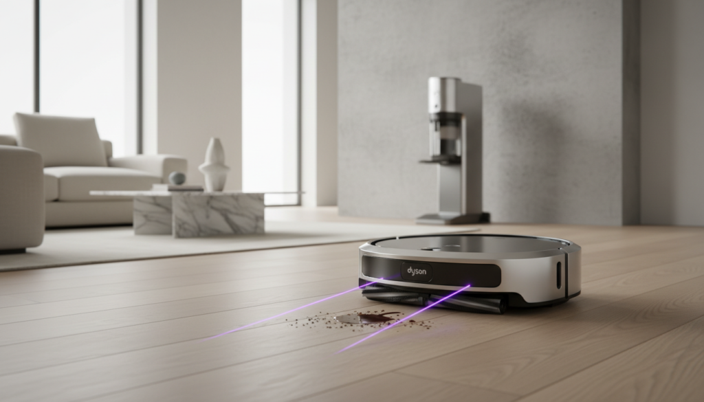 Dyson lanza el Spot+Scrub Ai Robot: El aspirador inteligente que detecta manchas con IA