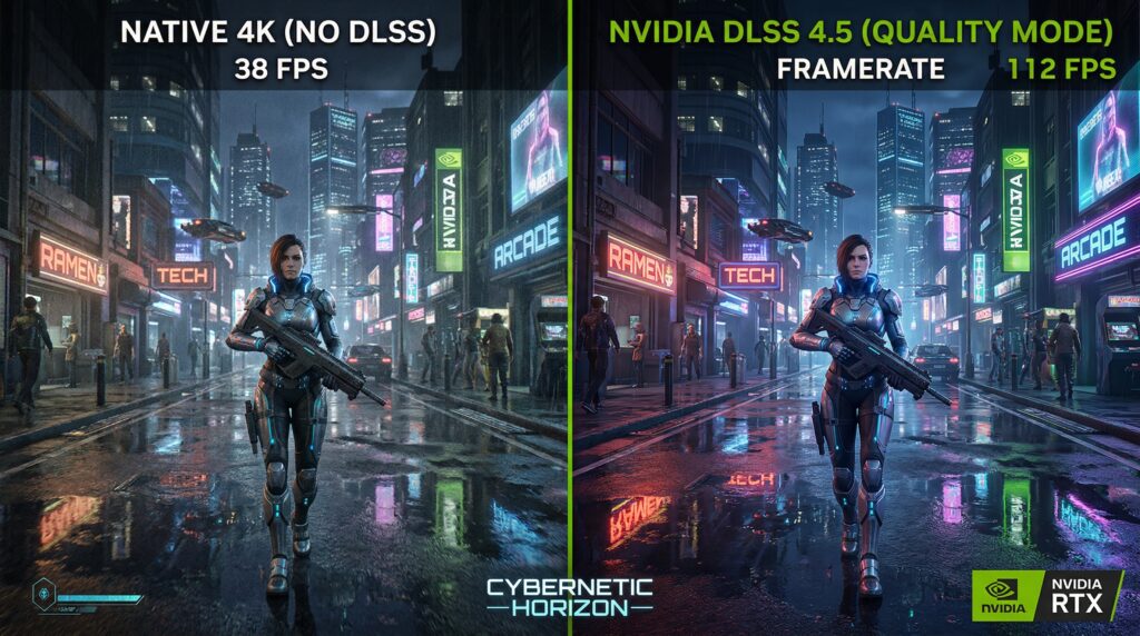 DLSS 4.5: Nvidia dispara la generación de frames a 6x, ¿es real?