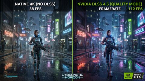 DLSS 4.5: Nvidia dispara la generación de frames a 6x, ¿es real?
