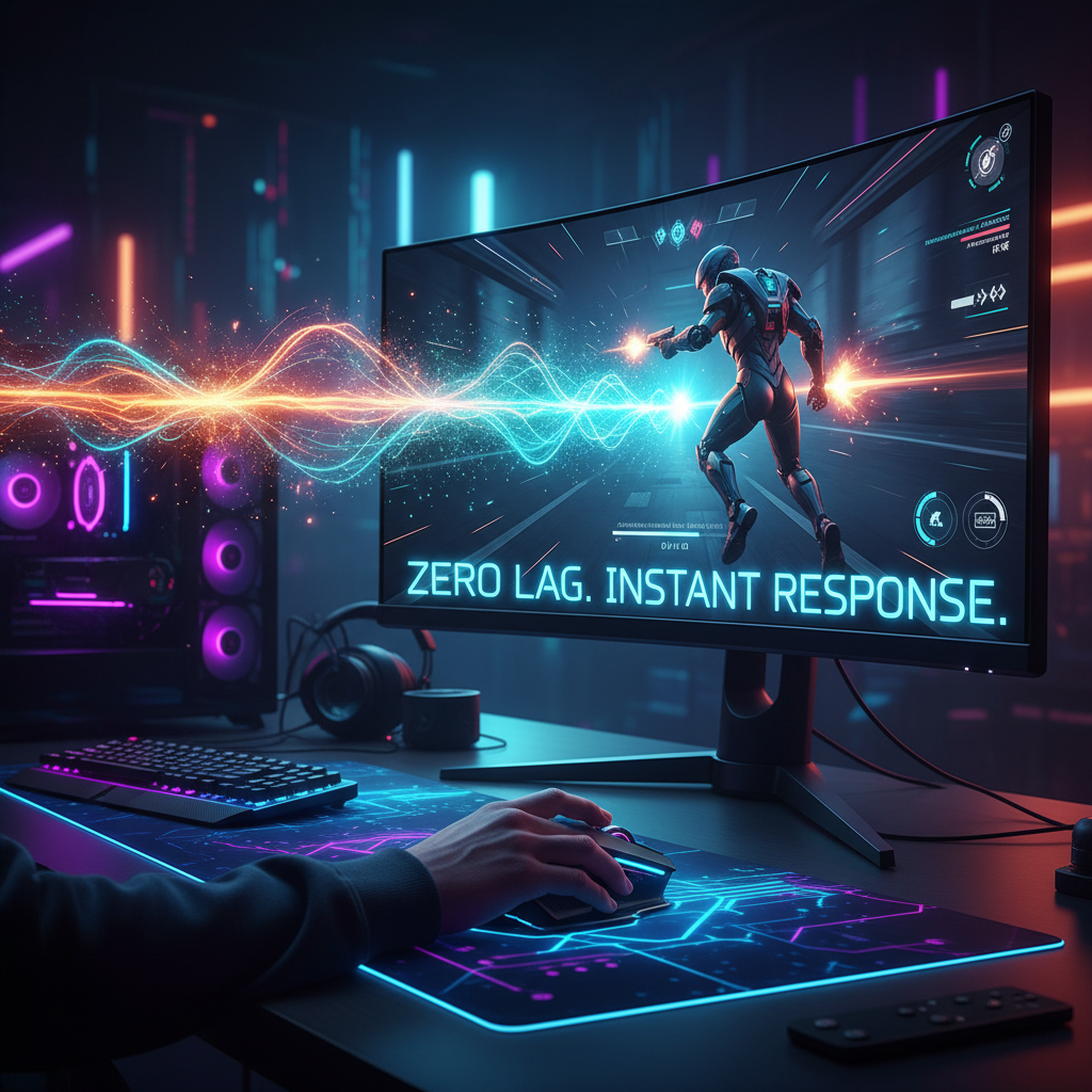 Decile Adiós al Lag: 5 Formas Clave de Reducir el Input Lag en tu PC Gaming