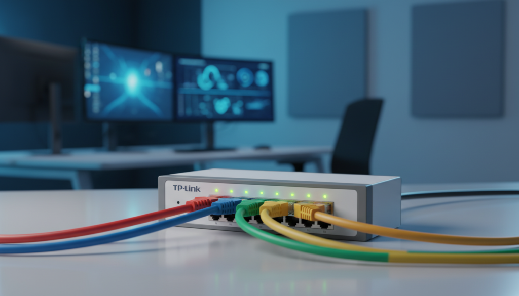 Adiós al lag: Este switch Gigabit de TP-Link es el accesorio definitivo para gaming y 4K por menos de 10€