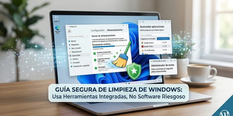Cómo limpiar Windows sin programas peligrosos
