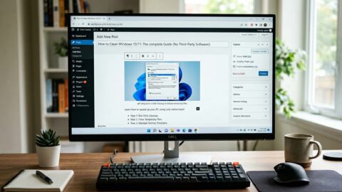 Limpiar Windows sin programas: guía fácil