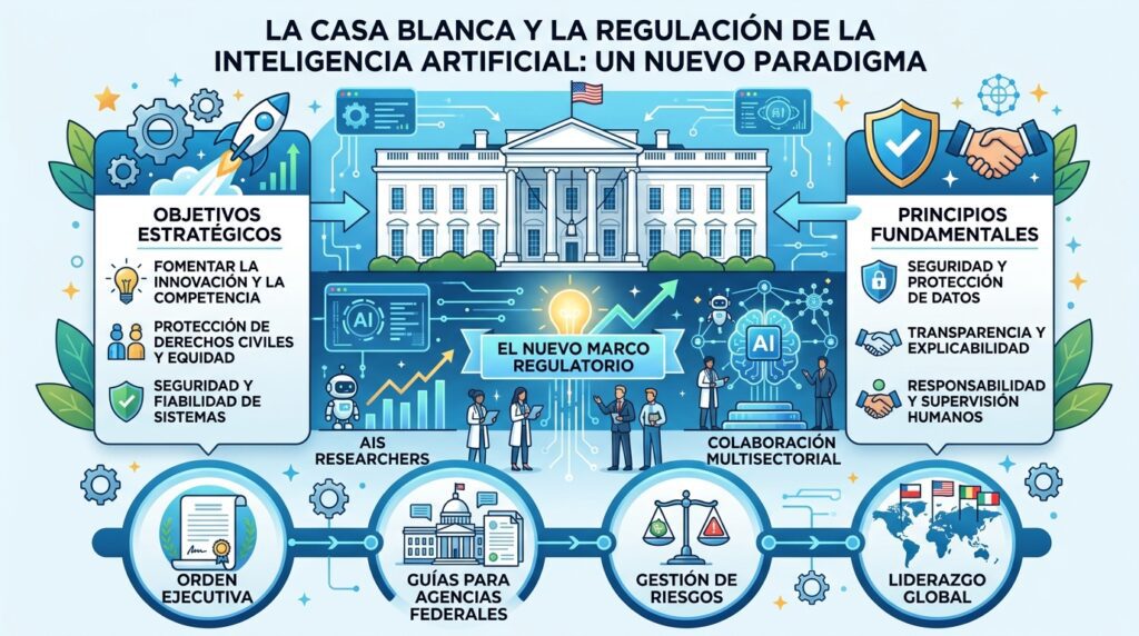 La Casa Blanca y la Regulación de la IA: Un Nuevo Paradigma