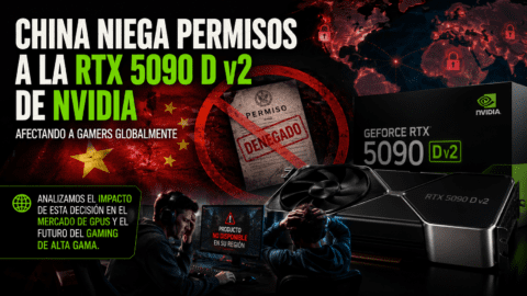 La prohibición de China a la RTX 5090 D v2 de NVIDIA y el futuro del gaming