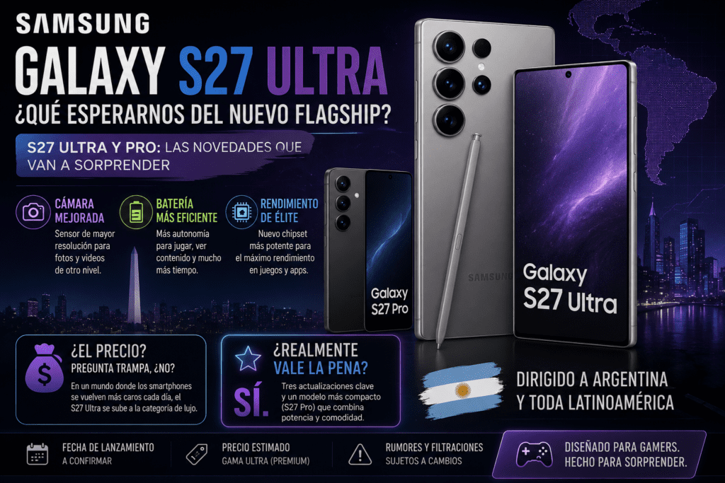 Samsung Galaxy S27 Ultra: ¿Qué esperarnos del nuevo flagship?