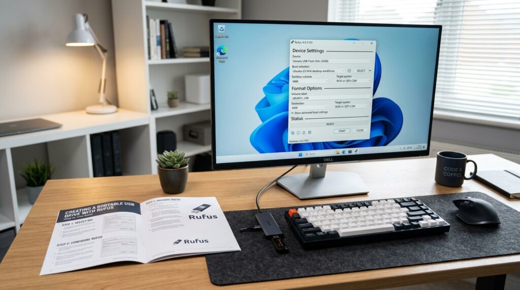 Crear USB booteable con Rufus