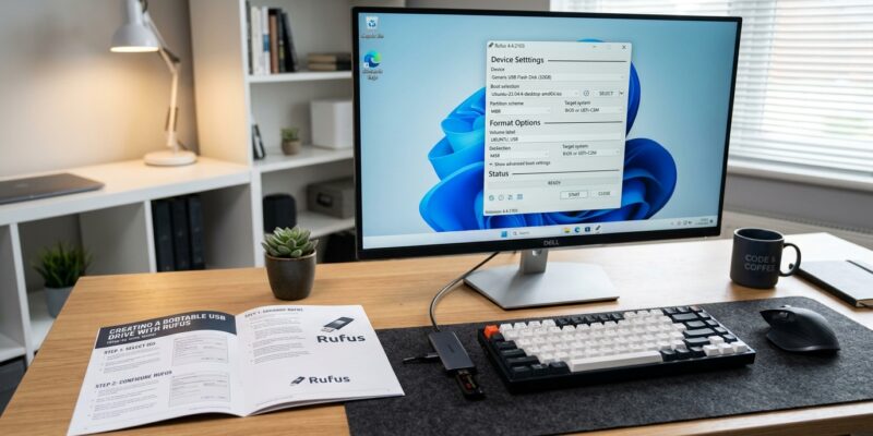 Crear un USB booteable con Rufus paso a paso