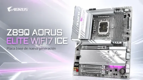 Placa base Z890 AORUS ELITE WIFI7 ICE de Gigabyte