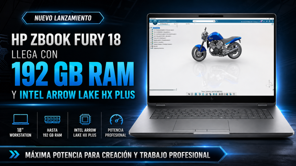 HP ZBook Fury 18: Workstation de 18 pulgadas con 192 GB RAM