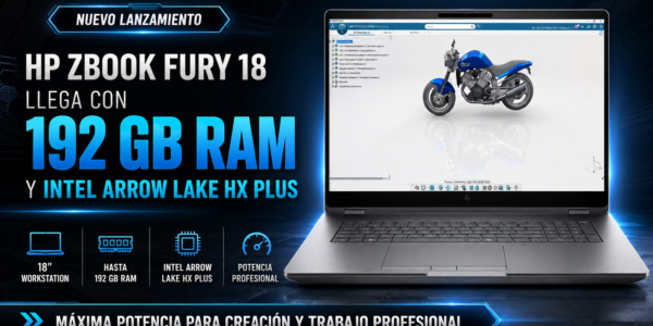 La HP ZBook Fury 18 llega con 192 GB RAM y Intel Arrow Lake HX Plus