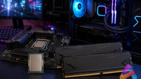 Configuración de PC gaming con Raptor Lake DDR4 y memoria DDR4.