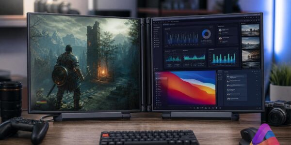 JSAUX FlipGo Horizon Pro: Monitor portátil dual ideal para gamers