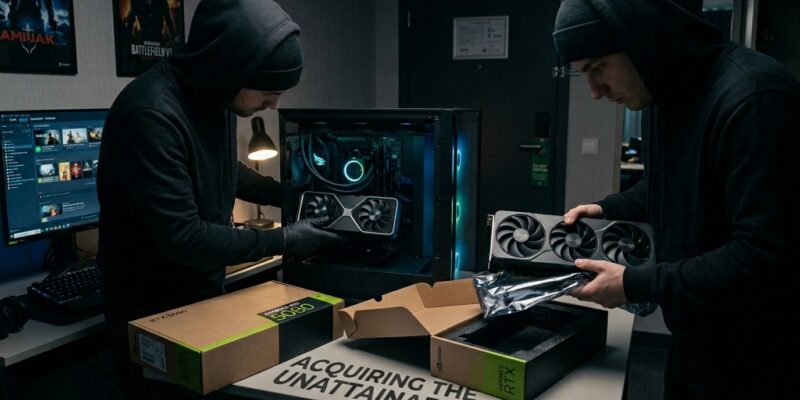 Ladrones intercambian RTX 5080 RTX 3060 en hoteles de juegos