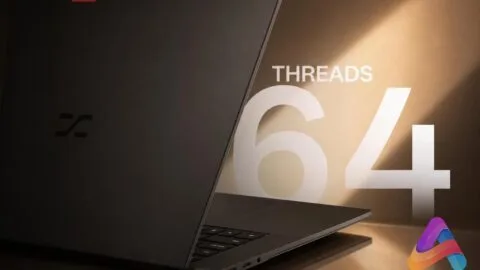 Laptop N50 Pro de Sugon con CPU de 64 hilos y diseño delgado.